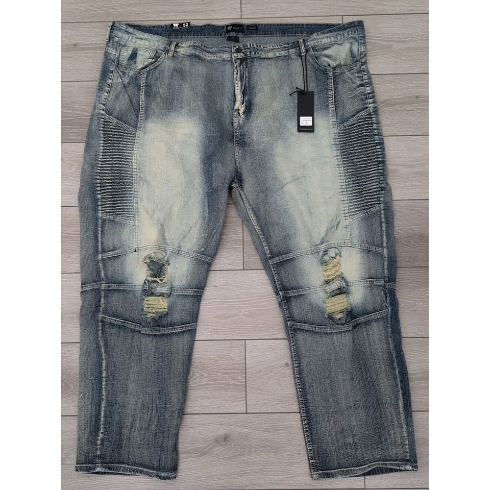 Waimea‎ Denim Jeans Distressed Skinny Fit Size 52 Men's Big & Tall NWT